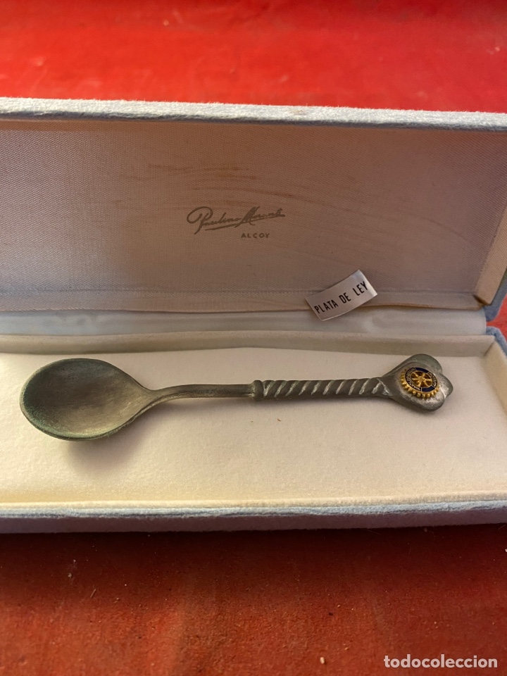 Antig&uuml;edades: Cuchara de plata ROTARY INTERNACIONAL - Foto 2