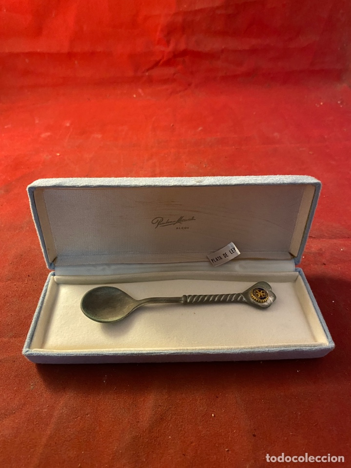 Antig&uuml;edades: Cuchara de plata ROTARY INTERNACIONAL - Foto 1