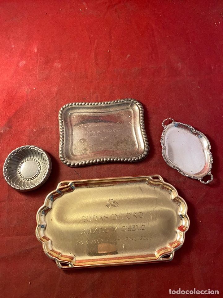 Antig&uuml;edades: Lote de bandejas - Foto 2