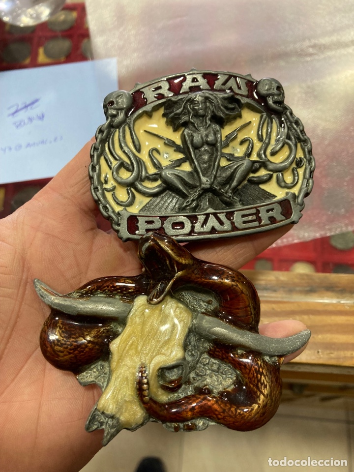 Antig&uuml;edades: Lote de 2 hebillas - Foto 1