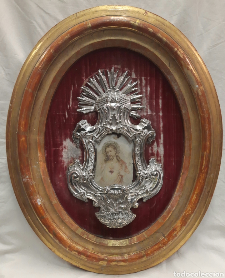 Antig&uuml;edades: Benditera de plata siglo XIX - Foto 1