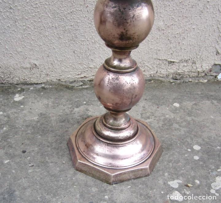 Antig&uuml;edades: Macetero de bronce y laton - Foto 2