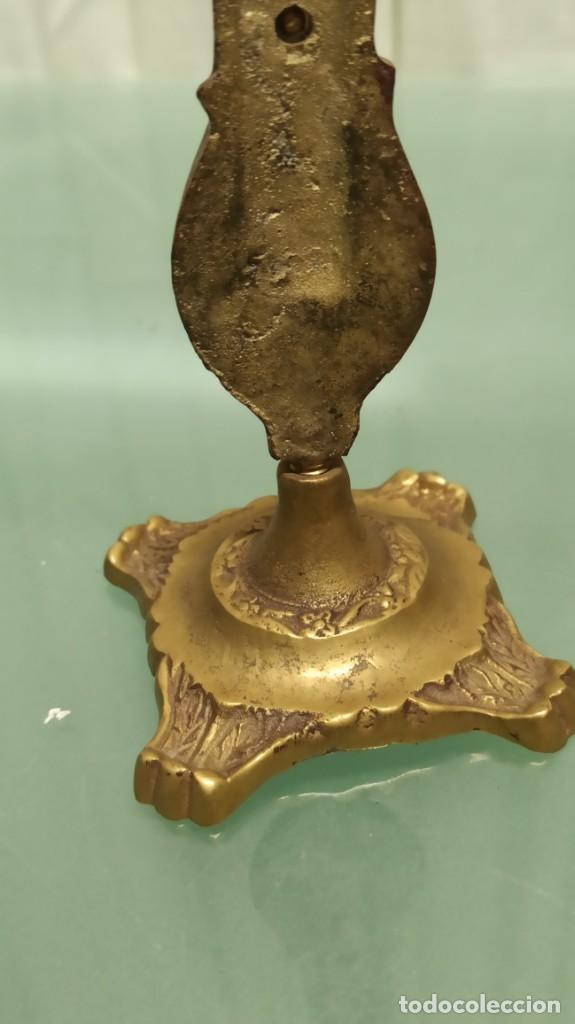 Antig&uuml;edades: CRUCIFIJO SOBREMESA EN BRONCE - Foto 5