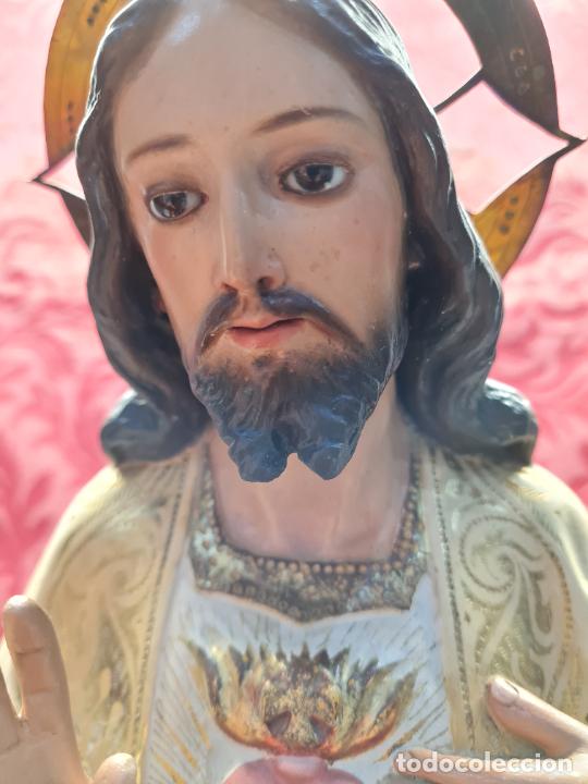 Antig&uuml;edades: SAGRADO CORAZ&Oacute;N BENDICIENDO - Foto 3