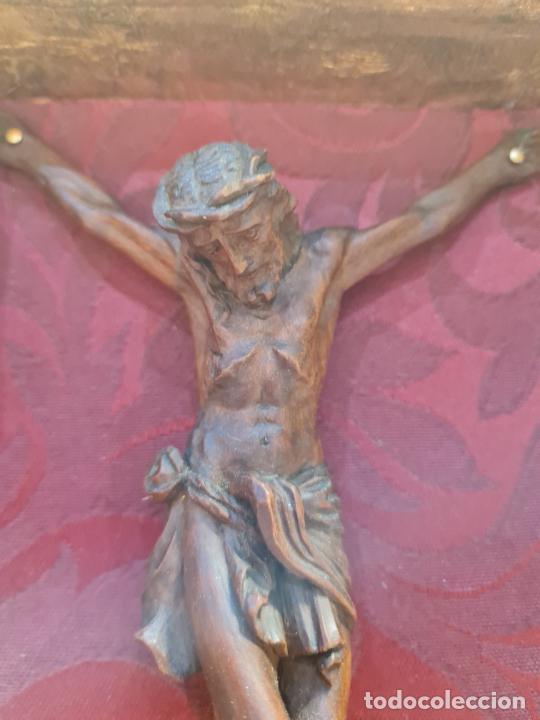 Antig&uuml;edades: RETABLO CRUCIFICADO DE SOBREMESA - Foto 7