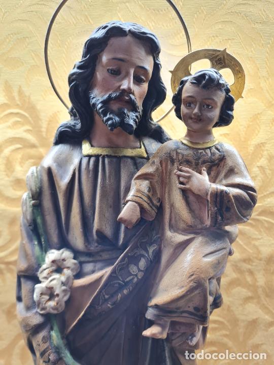 Antig&uuml;edades: SAN JOS&Eacute; CON NI&Ntilde;O EN BRAZOS - Foto 2