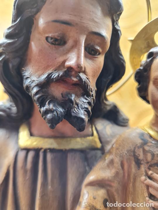 Antig&uuml;edades: SAN JOS&Eacute; CON NI&Ntilde;O EN BRAZOS - Foto 3