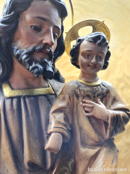 Antig&uuml;edades: SAN JOS&Eacute; CON NI&Ntilde;O EN BRAZOS - Foto 5