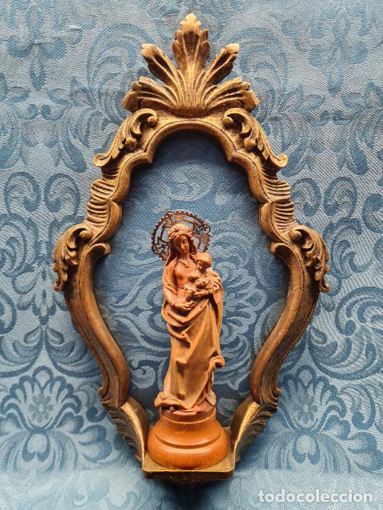 Antig&uuml;edades: RETABLO VIRGEN CON NI&Ntilde;O - Foto 1