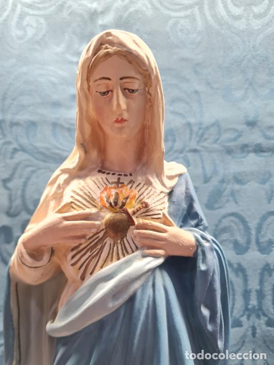 Antig&uuml;edades: VIRGEN SAGRADO CORAZ&Oacute;N - Foto 2