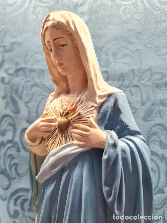 Antig&uuml;edades: VIRGEN SAGRADO CORAZ&Oacute;N - Foto 3