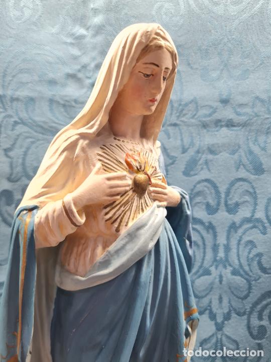 Antig&uuml;edades: VIRGEN SAGRADO CORAZ&Oacute;N - Foto 4