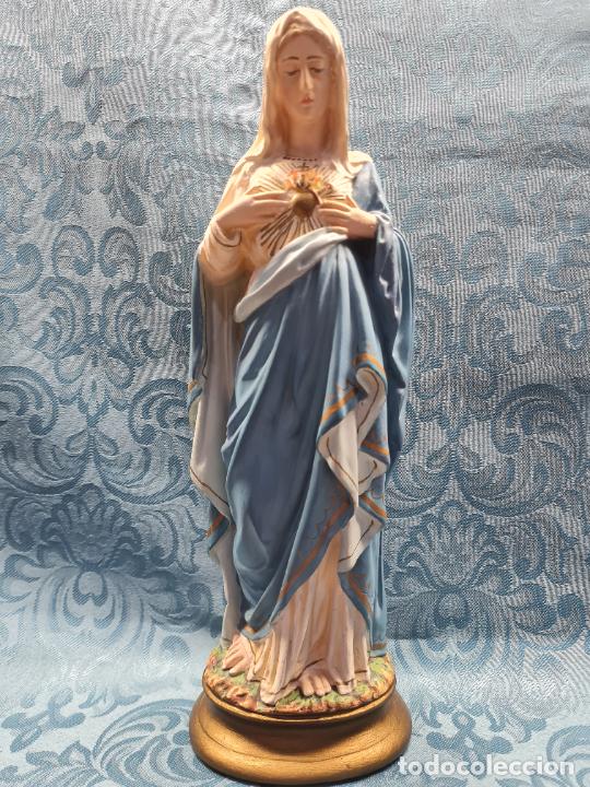 Antig&uuml;edades: VIRGEN SAGRADO CORAZ&Oacute;N - Foto 1