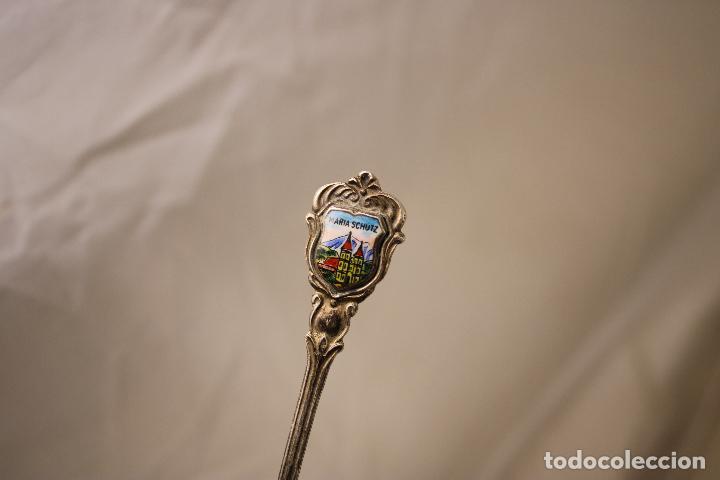 Antig&uuml;edades: cuchara plata 800 maria schutz - Foto 2