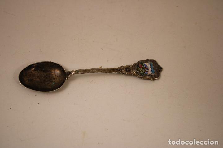 Antig&uuml;edades: cuchara plata 800 maria schutz - Foto 1