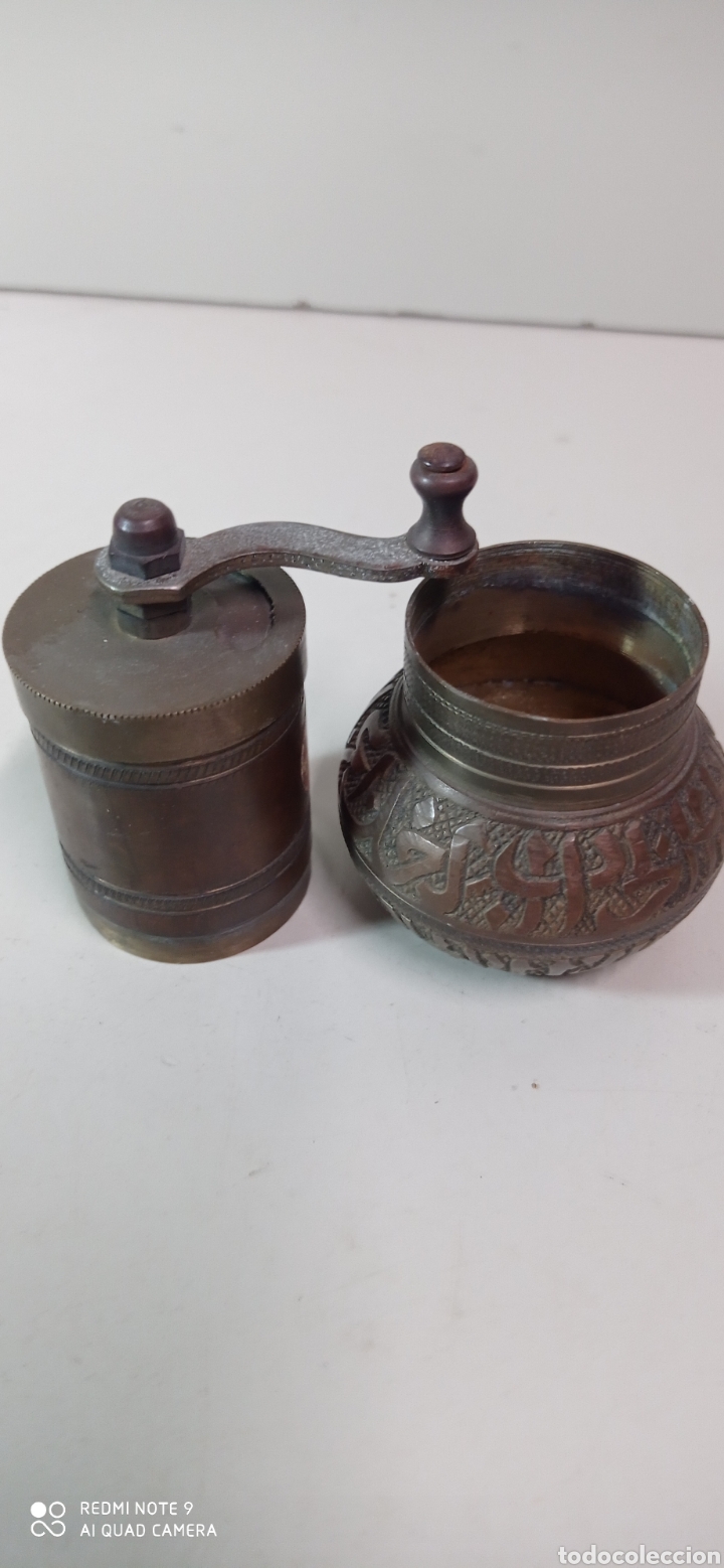 Antig&uuml;edades: Molinillo arabe para pimienta. Lat&oacute;n - Foto 5