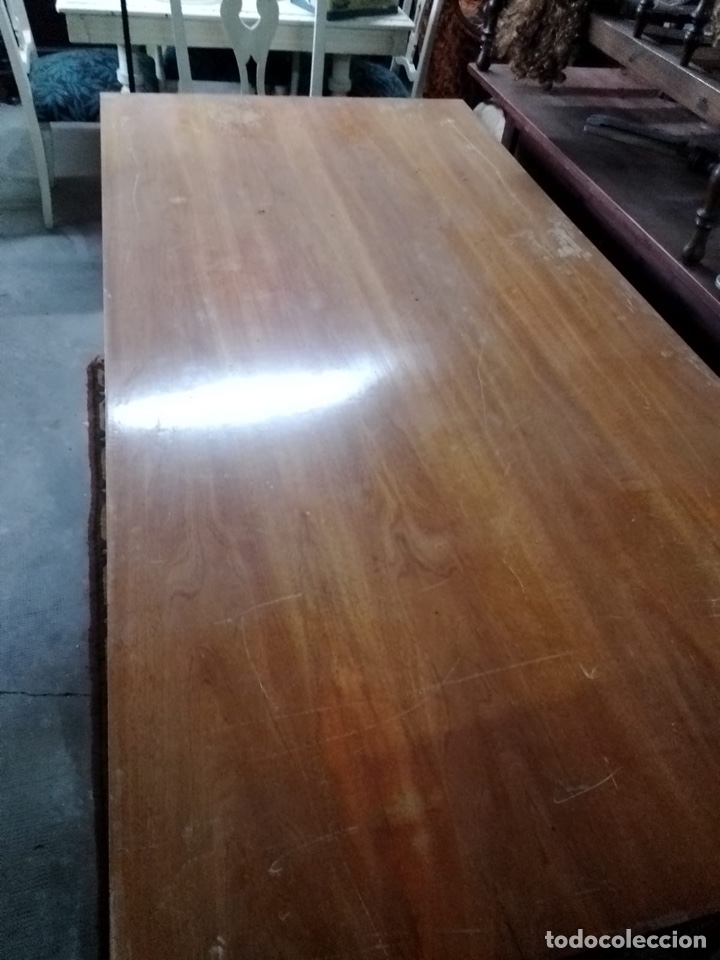 Antig&uuml;edades: Mesa de despacho con 3 cajones - Foto 5