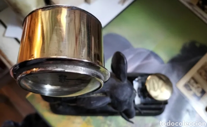 Antig&uuml;edades: Tintero con reloj elefante - Foto 6