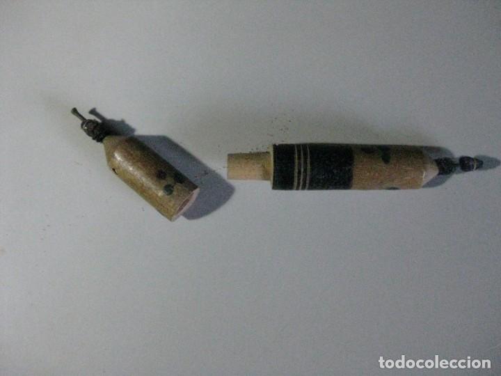 Antig&uuml;edades: CANUTILLO PARA GUARDAS AGUJAS DE COSER - Foto 1