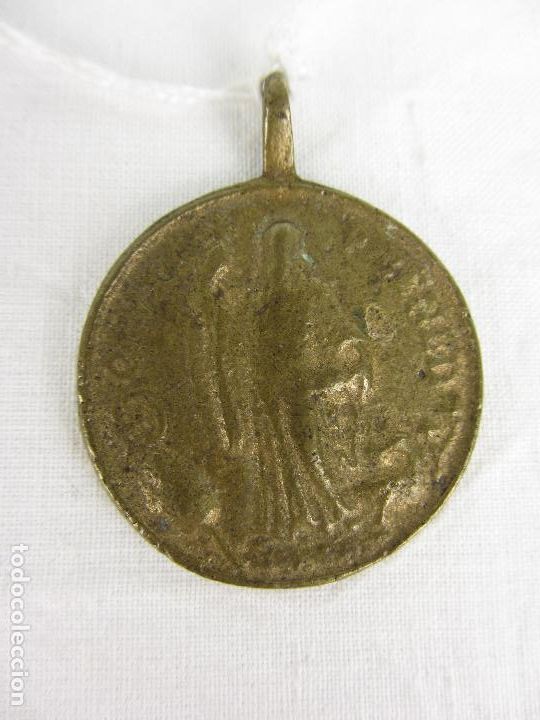 Antig&uuml;edades: Medalla religiosa devota, del siglo XIX - Foto 2