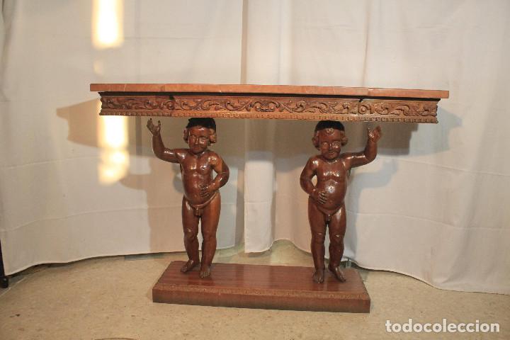Antig&uuml;edades: CONSOLA DOS NI&Ntilde;OS - Foto 2
