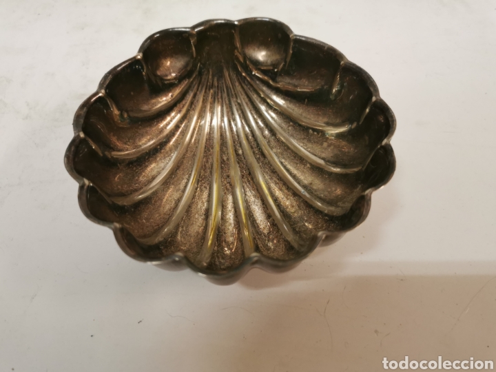 Antig&uuml;edades: Recipiente metal plateado - Foto 2