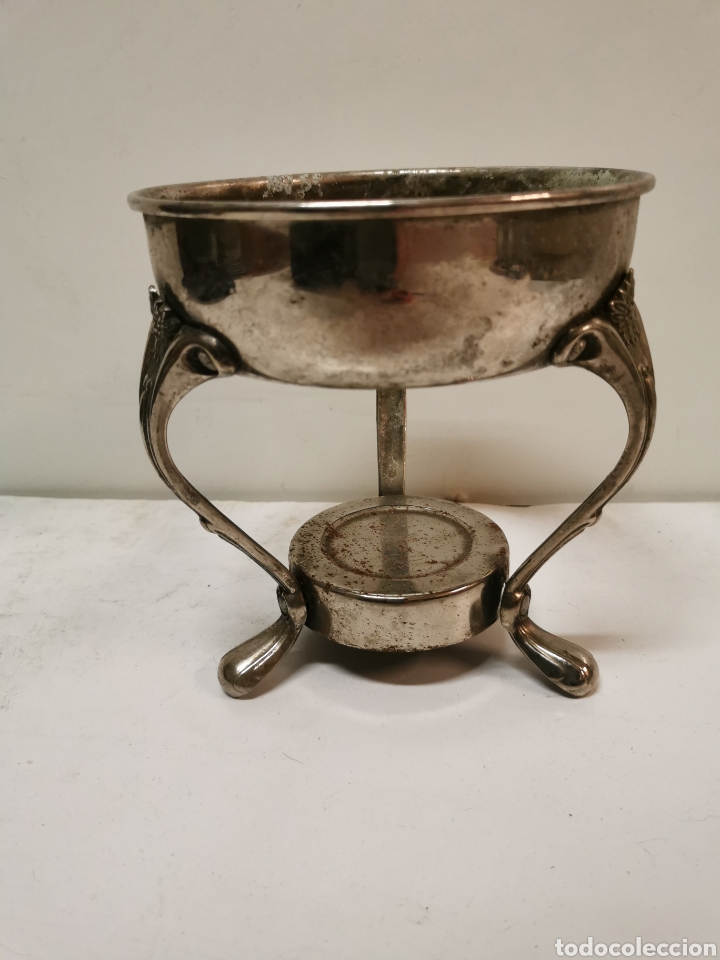 Antig&uuml;edades: Calentador antiguo de tetera o cafetera - Foto 2