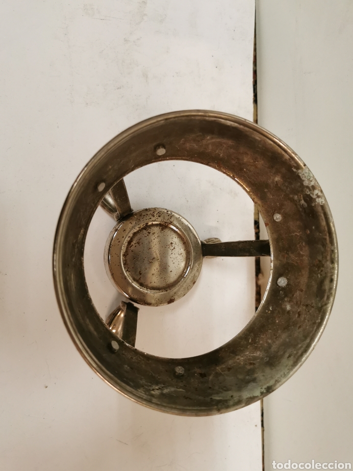 Antig&uuml;edades: Calentador antiguo de tetera o cafetera - Foto 4