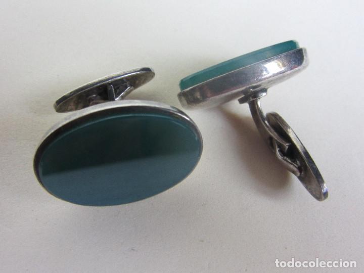 Antig&uuml;edades: GEMELOS PLATA 925 DE JOAQUIN ESPALIU - Foto 4