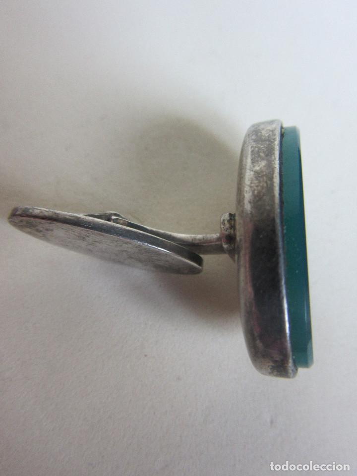 Antig&uuml;edades: GEMELOS PLATA 925 DE JOAQUIN ESPALIU - Foto 7