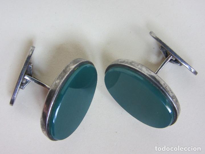 Antig&uuml;edades: GEMELOS PLATA 925 DE JOAQUIN ESPALIU - Foto 8