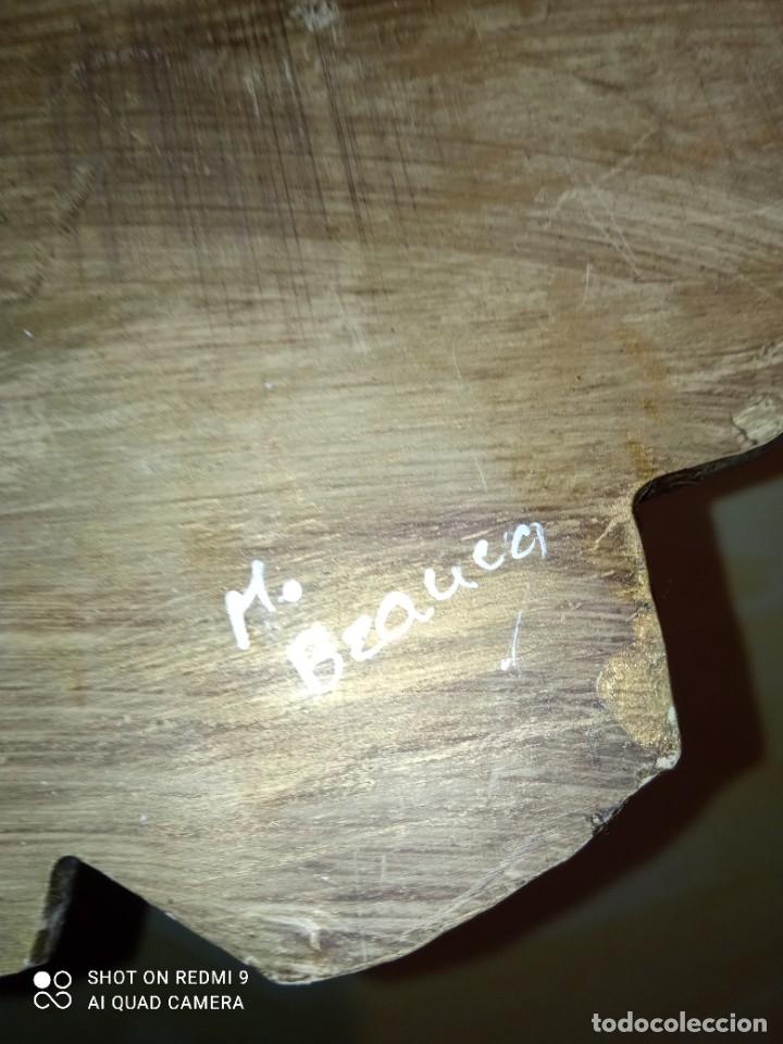 Antig&uuml;edades: Talla Santa Cena en Madera. - Foto 5