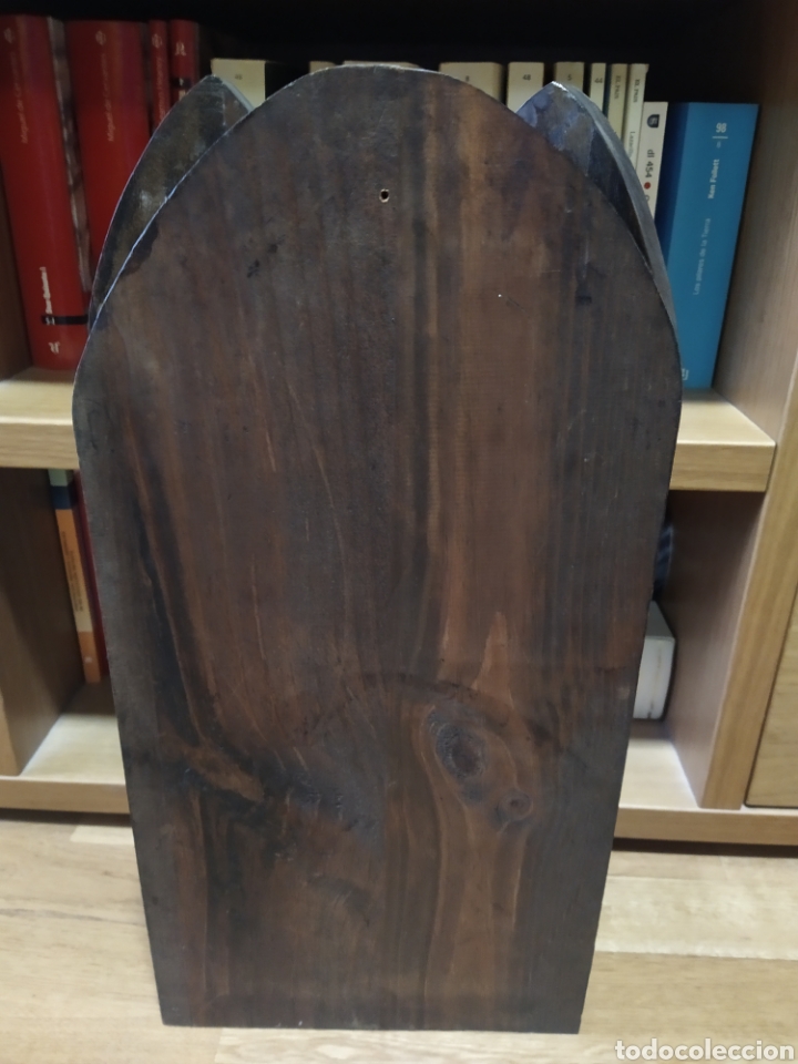 Antig&uuml;edades: Triptico madera policromado - Foto 6