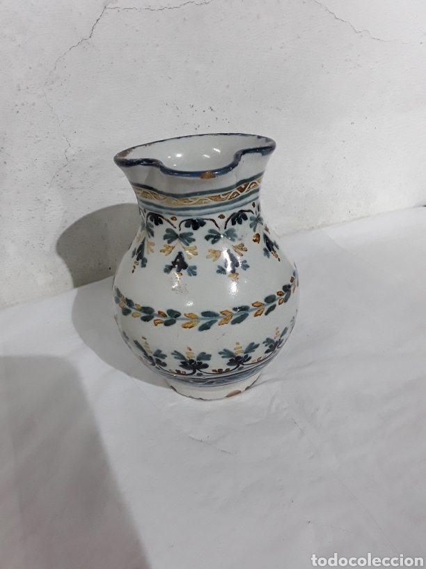 Antig&uuml;edades: Jarra ( peque&ntilde;a ) de Talavera. - Foto 4