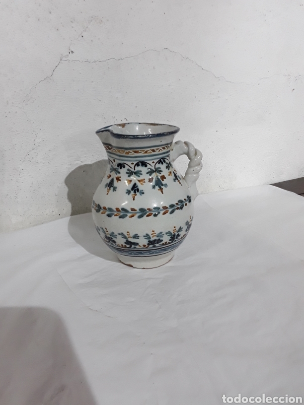 Antig&uuml;edades: Jarra ( peque&ntilde;a ) de Talavera. - Foto 1