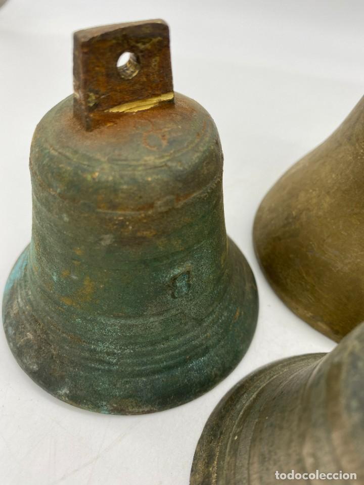 Antig&uuml;edades: COLECCION 6 CAMPANAS ANTIGUAS DE CONVENTO - Foto 2