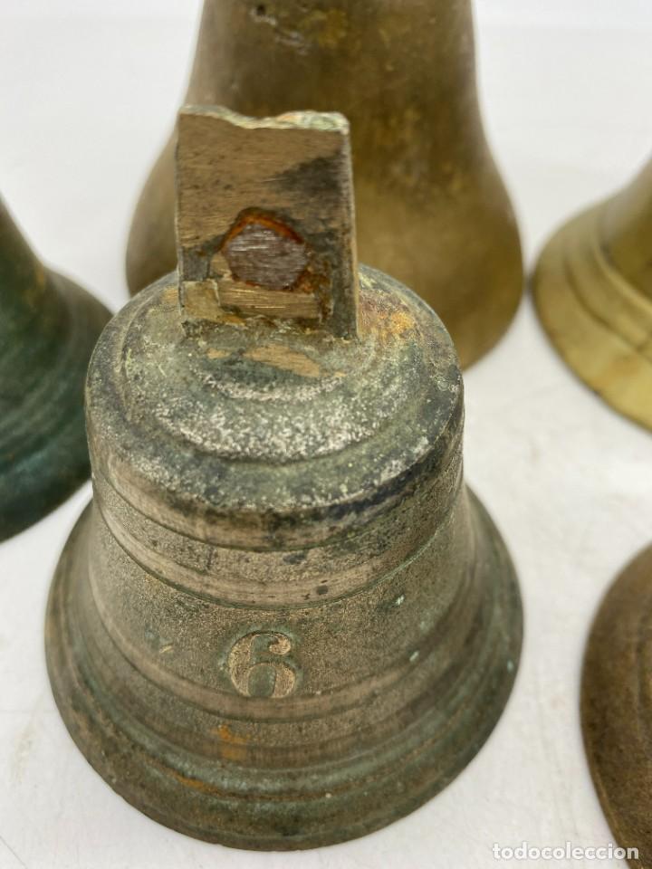 Antig&uuml;edades: COLECCION 6 CAMPANAS ANTIGUAS DE CONVENTO - Foto 3