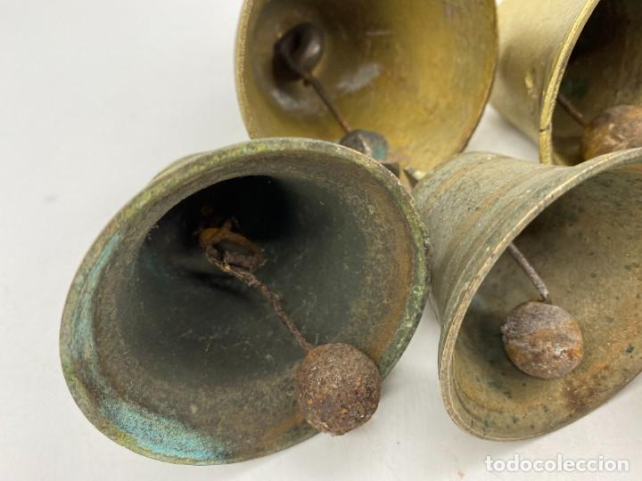 Antig&uuml;edades: COLECCION 6 CAMPANAS ANTIGUAS DE CONVENTO - Foto 6