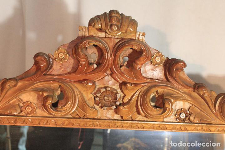 Antig&uuml;edades: ESPEJO TALLA COPETE - Foto 4