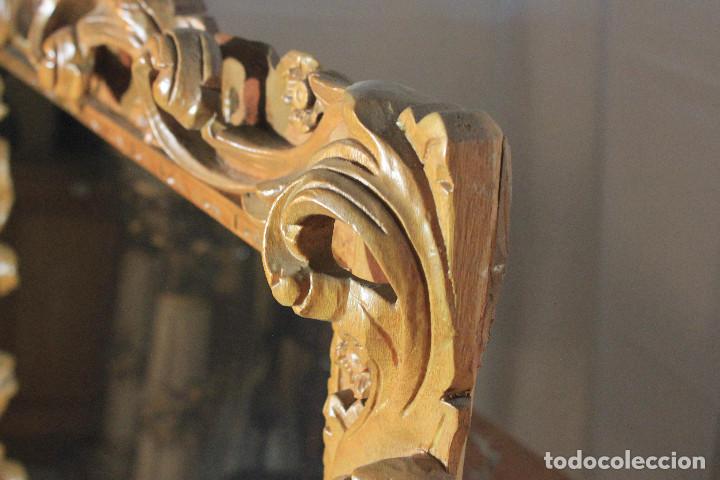 Antig&uuml;edades: ESPEJO TALLA COPETE - Foto 5