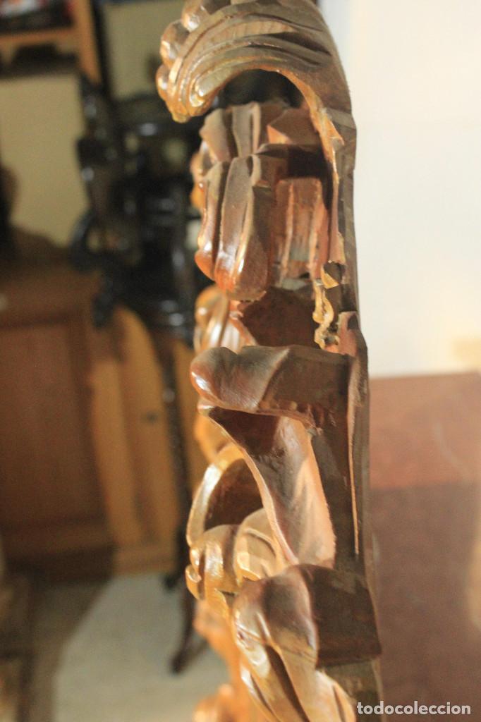 Antig&uuml;edades: ESPEJO TALLA COPETE - Foto 6