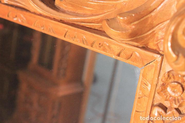 Antig&uuml;edades: ESPEJO TALLA COPETE - Foto 8