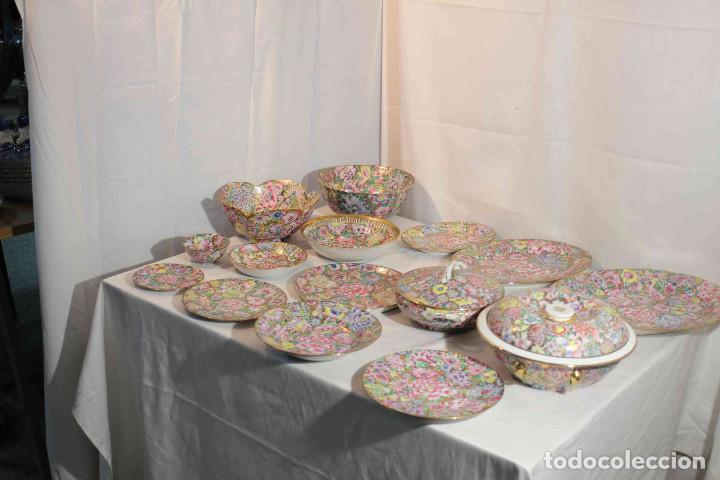 Antig&uuml;edades: VAJILLA MIL FLORES MACAO - Foto 2