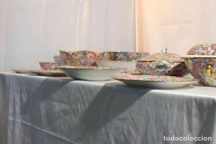 Antig&uuml;edades: VAJILLA MIL FLORES MACAO - Foto 4