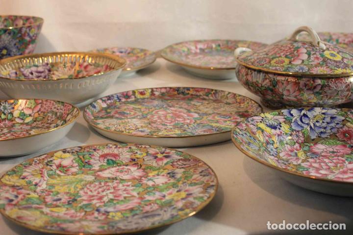 Antig&uuml;edades: VAJILLA MIL FLORES MACAO - Foto 6