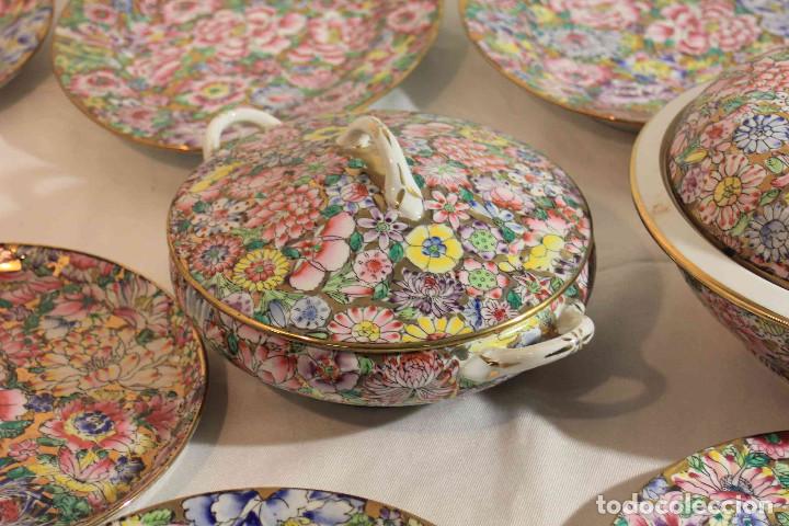 Antig&uuml;edades: VAJILLA MIL FLORES MACAO - Foto 13