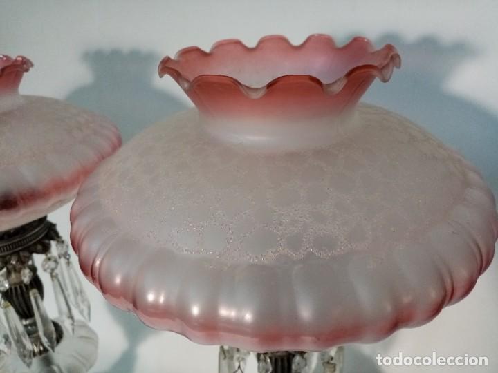 Antig&uuml;edades: pareja de lamparas de mesa- - Foto 3
