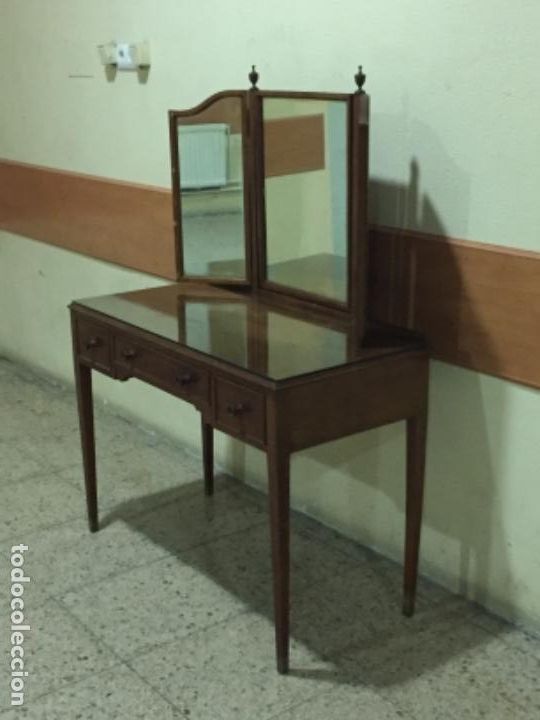 Antig&uuml;edades: TOCADOR CIRCA 1920, MADERA DE CAOBA - Foto 3