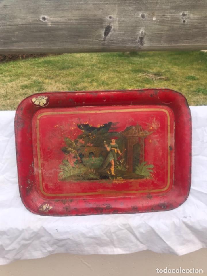 Antig&uuml;edades: Bandeja roja - Foto 1