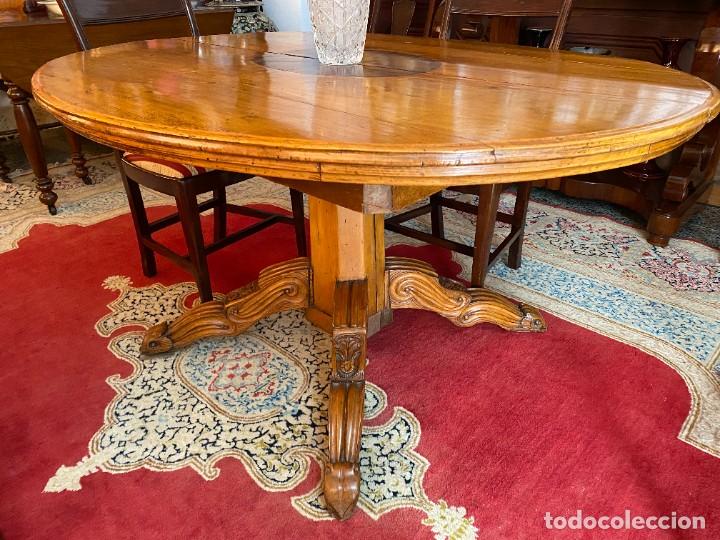 Antig&uuml;edades: Mesa antigua extensible - Foto 4